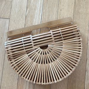 Cult Gaia inspired wooden bag